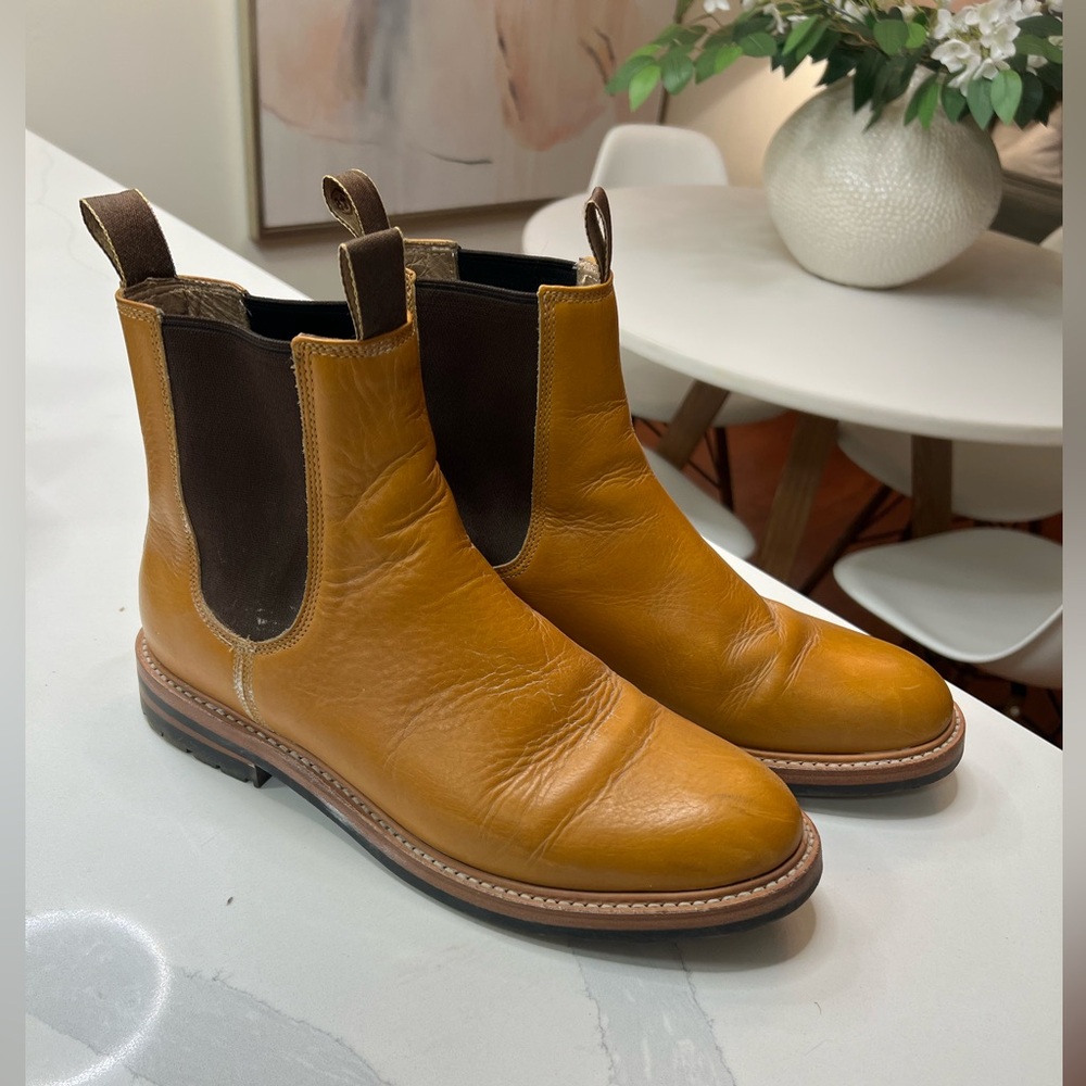 Taylor Stitch Ranch Boots in Tan size 10.5